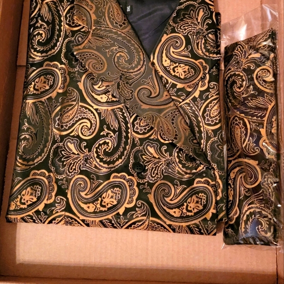Men's Suit Vest * Tie - Picture 1 of 2